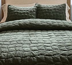 Open Box: Cozy Cloud Handcrafted Quilt, Full/Queen - Hunter