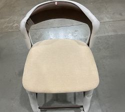 Open Box: Haverport Counter Stool (25.5") - Dark Walnut, Natural Fabric