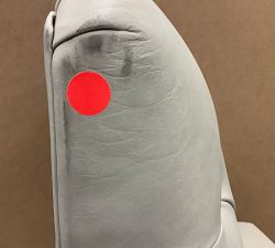 Open Box: Hayworth High Back Double Seat Banquette with Power Outlet (50" ) - Statesville Pebble Ebony