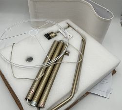 Open Box: Payton Metal Floor Lamp (65") - Antique Brass