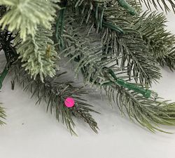 Open Box:Faux Lit Blue Spruce Tree, Small (18")
