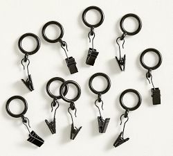 Café Curtain Clip Rings