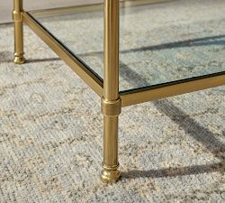 Everson Rectangular Marble Coffee Table (52")