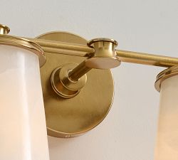 Hayes Alabaster Double Sconce (15")