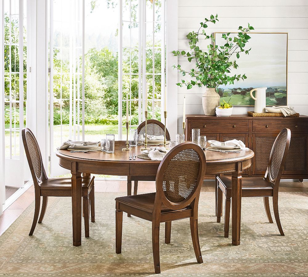 Sausalito Round Extendable Dining Table (54"-72")