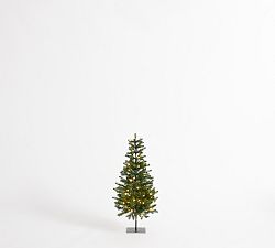 Open Box: Faux Lit Narrow Pine Tree (3')