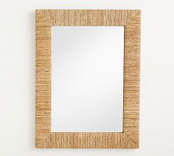 Open Box: Malibu Rectangle Rope Mirror (40" x 30") - Natural