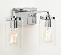 Open Box: Rhodes Double Tube Sconce (16") - Chrome