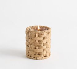Rattan Candle - Coastal Blossom &amp; Sage