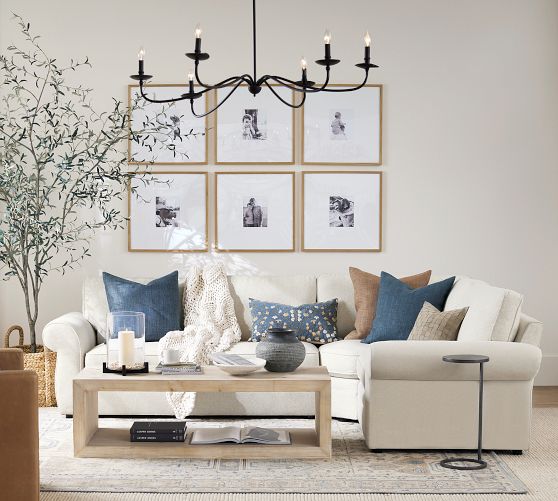 Pearce Roll Arm 3-Piece Wedge Sectional (122"-130") by Pottery Barn
