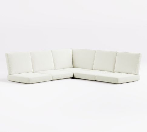 Indio Wood 5-Piece Sectional Set Cushions