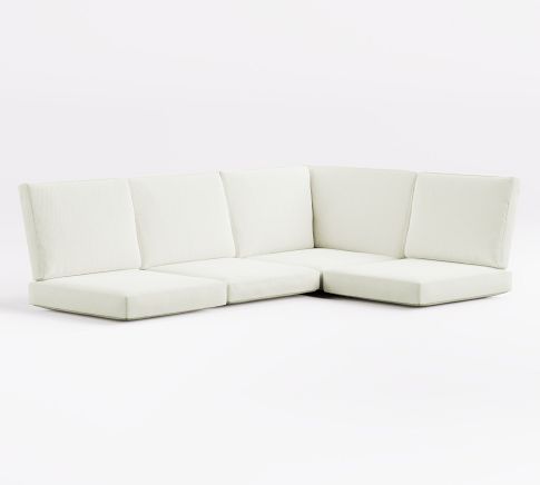 Indio Metal 4-Piece Sectional Set Cushions