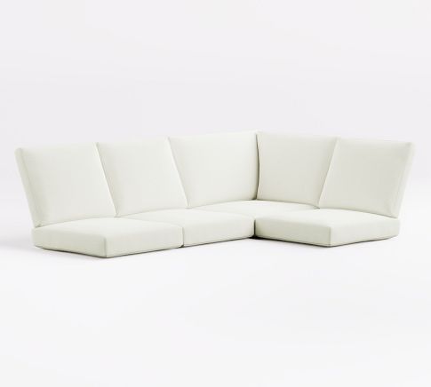 Malibu Metal 4-Piece Sectional Set Cushions