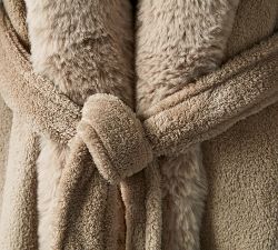 Alpine Faux Fur Robe