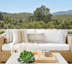 Open Box: Juna Outdoor Textured Pillow