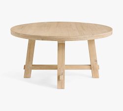 Farmhouse Trestle Round Dining Table (60")