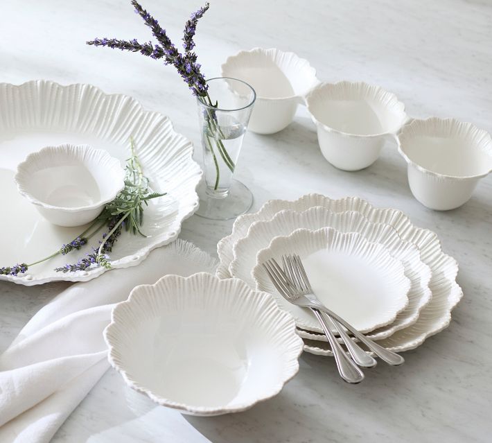 Monique Lhuillier Claudia Outdoor Melamine Appetizer Plates - Set