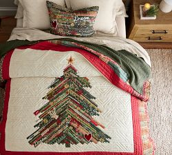 Winter Dreams Handcrafted Reversible Quilted Sham