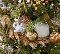 Classic Copper Mercury Glass Globe Ornaments