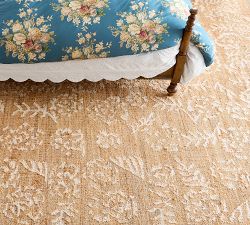 Sabine Floral Jute Rug
