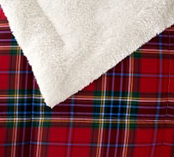 Simon Plaid Sherpa Comforter