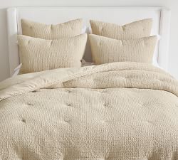 Vintage Washed Cotton Linen Comforter Sham