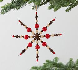 Wooden Snowflake Ornaments