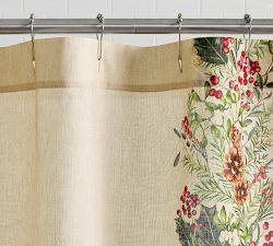 Holly Berry Shower Curtain