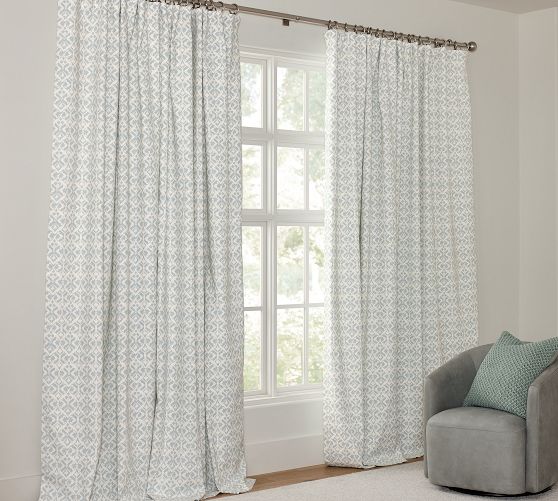 Tybee Printed Blackout Curtain by Pottery Barn