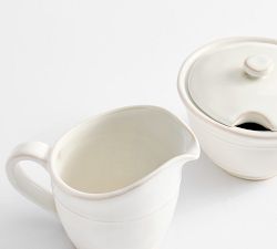 Cambria Stoneware Cream &amp; Sugar Set