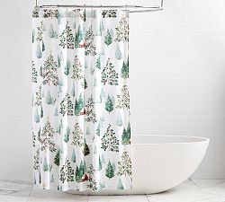 Christmas in the Country Shower Curtain