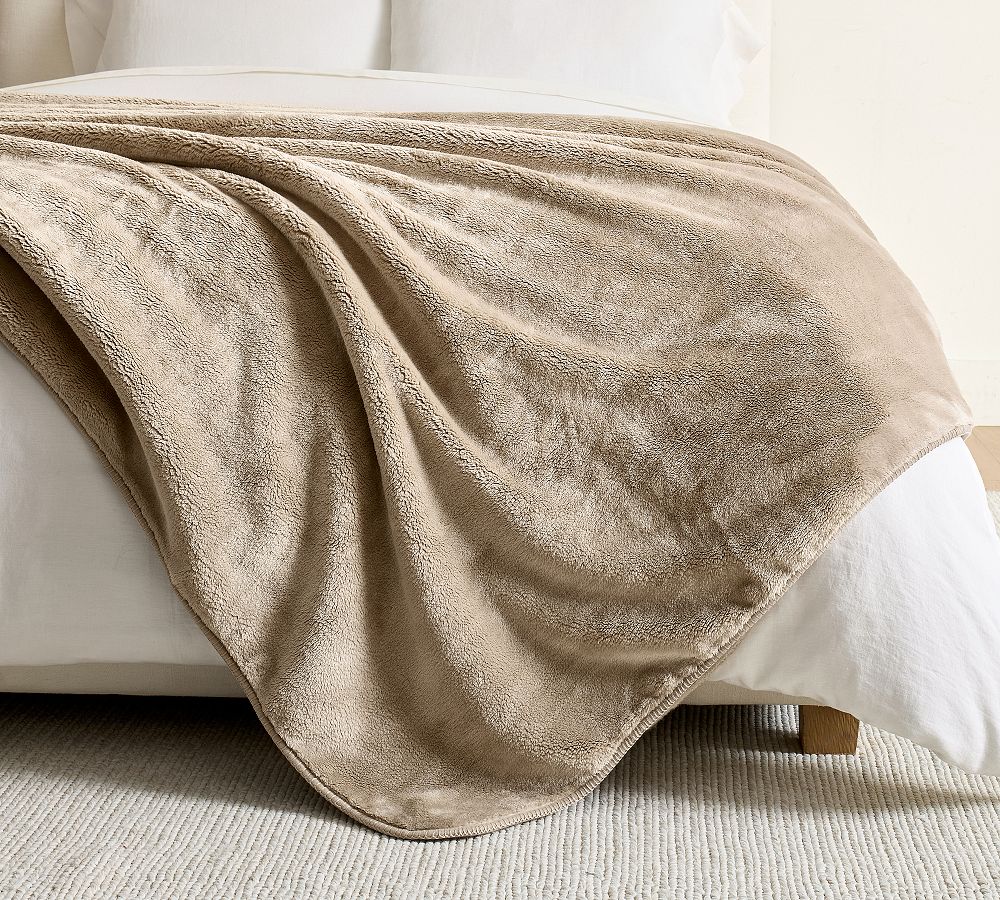 Cloud Plush Blanket by Pottery Barn