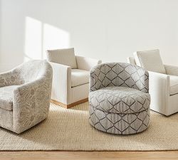 Tyler Square Arm Swivel Chair