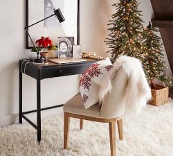 Snowflake Embroidered Pillow Cover