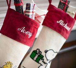 Peanuts™ Crewel Stockings