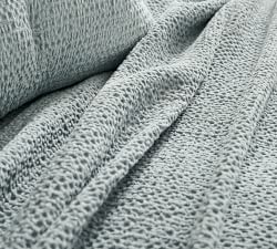 Vintage Washed Cotton Linen Blanket