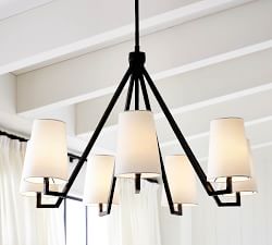 Carson Forged-Iron 7-Arm Chandelier (41")