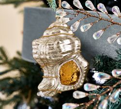 Coastal Seashell Ornaments - Set of 4