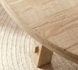 Farmhouse Trestle Round Dining Table (60")