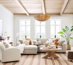 Modern Farmhouse Round Coffee Table (44")