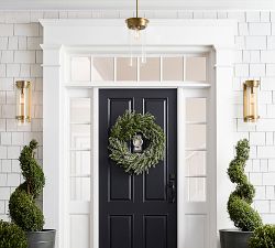 Solomon Recycled Glass Outdoor Pendant (8")