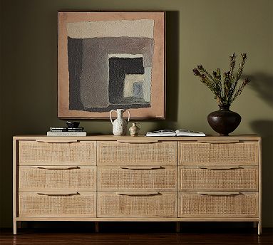 Dolores 9-Drawer Dresser, Black | Pottery Barn