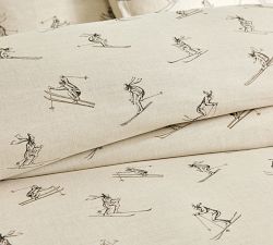 Ski Run Duvet Cover