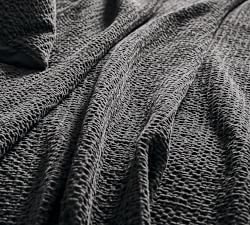 Vintage Washed Cotton Linen Blanket