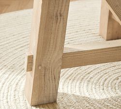 Farmhouse Trestle Round Dining Table (60")