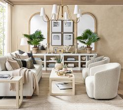 Faux Potted Fan Palm