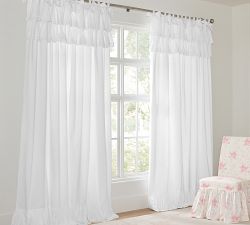 LoveShackFancy Ruffle Crochet Curtain
