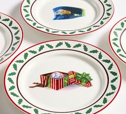 The Polar Express™ Stoneware Appetizer Plates - Set of 4