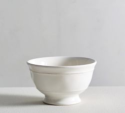 Cambria Handcrafted Stoneware Footed Snack Bowl