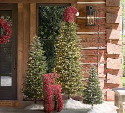 Lit Red Berry Tree Topper